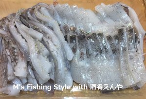 スルメイカ・ケンサキイカ切り身・釣り餌