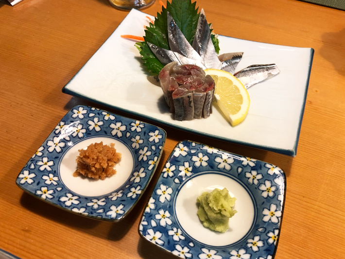 秋刀魚の造り＠しんや寿司