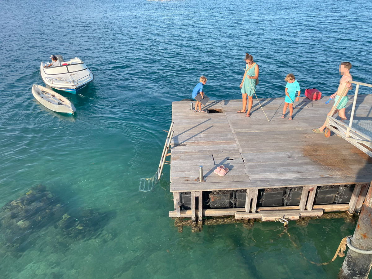 ココモリゾート ギリ グデ 桟橋先端(船着き場)