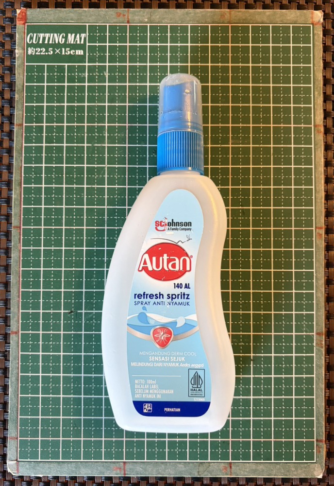 虫除けスプレー インドネシア バリ島で購入