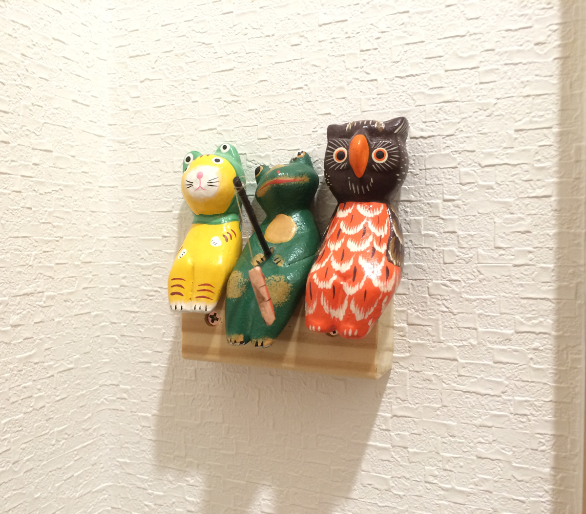 バリ島のお土産 木の彫り物 置物